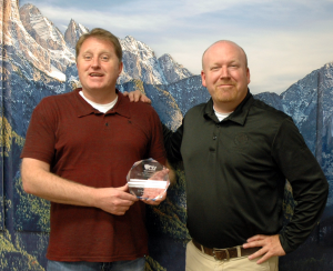 Guy Timothy and Jeff Holley Display CSI Presidential Award